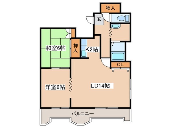 エンドレス三井南３西７の物件間取画像